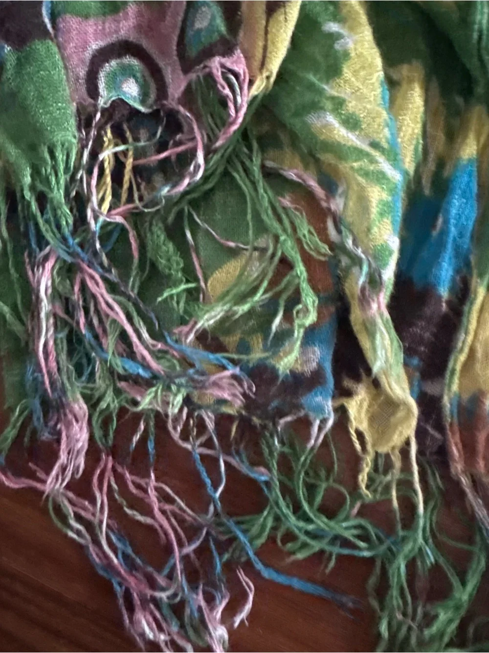 Multicolor Floral Pattern Lightweight Women's Scarf